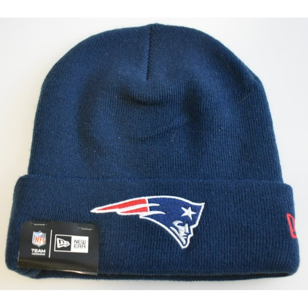 New England Patriots New Era On Field Knit Hat Beanie Blue‎